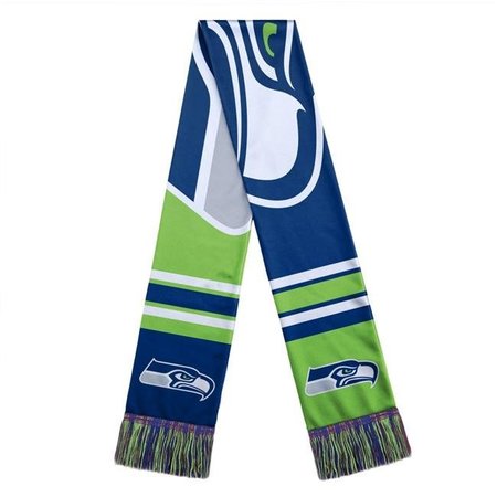 FOREVER COLLECTIBLES Seattle Seahawks Scarf Colorblock Big Logo Design 9141884755